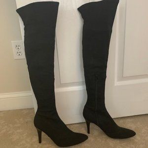 Nine West Over The Knee Fabric Boots Size 9